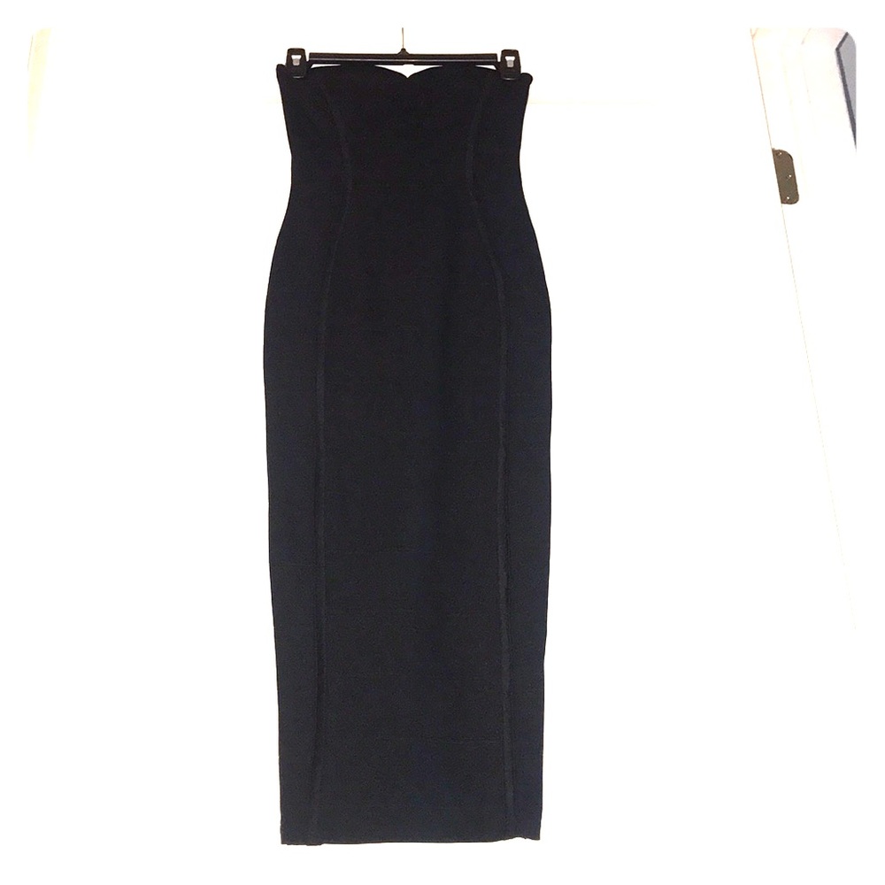 Boohoo Bandeau Bandage Bodycon Dress